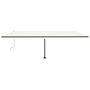 Voir la diapositive 4 : VIDAXL Auvent manuel retractable sur pied 600x300 cm Creme