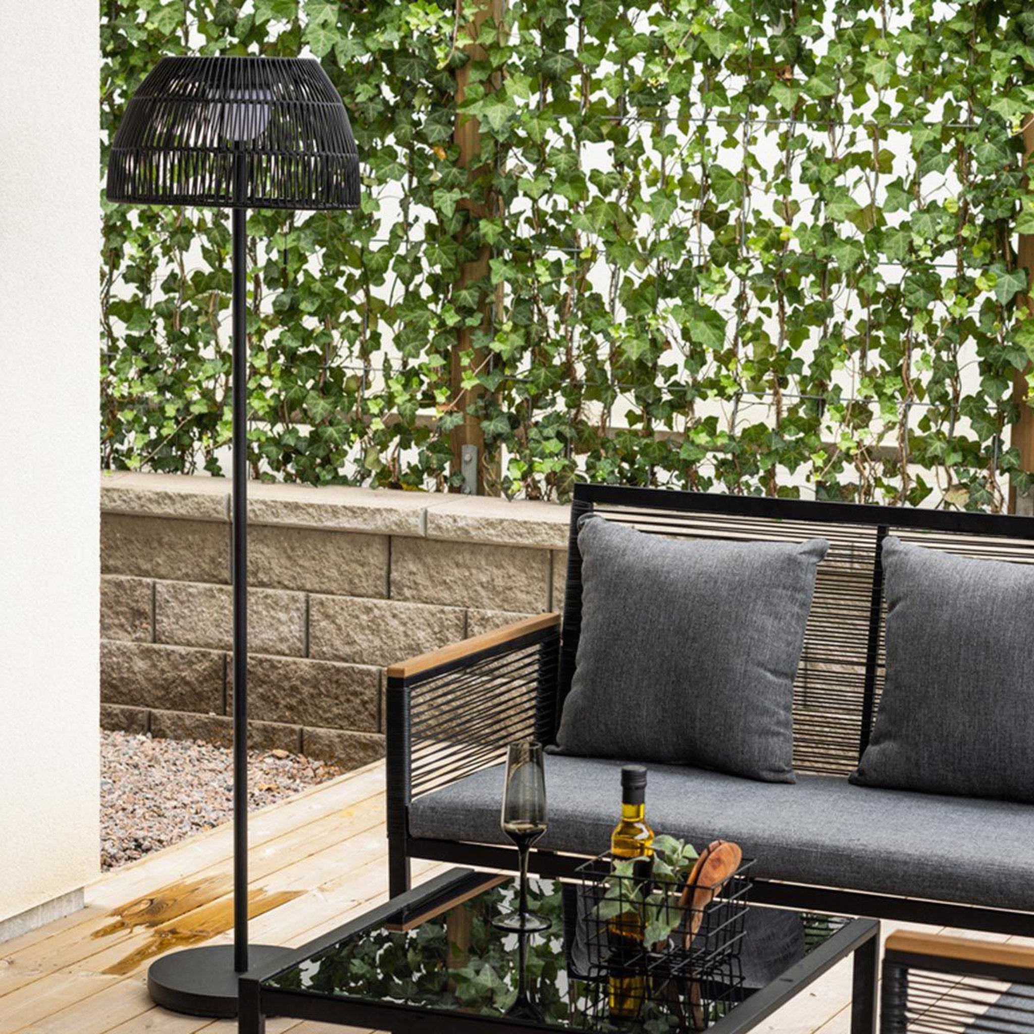Voir la diapositive 2 : Paris Prix Lampadaire d'extérieur design  mabis  150cm noir