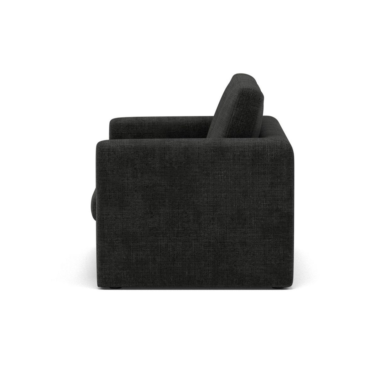 BEST MOBILIER Marilia - canapé 2 places convertible déplimousse en velours texturé