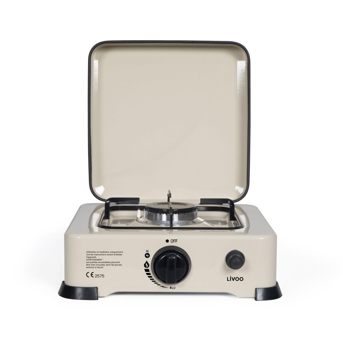 LIVOO Réchaud à gaz 1 feu 2,2kw - DOC303