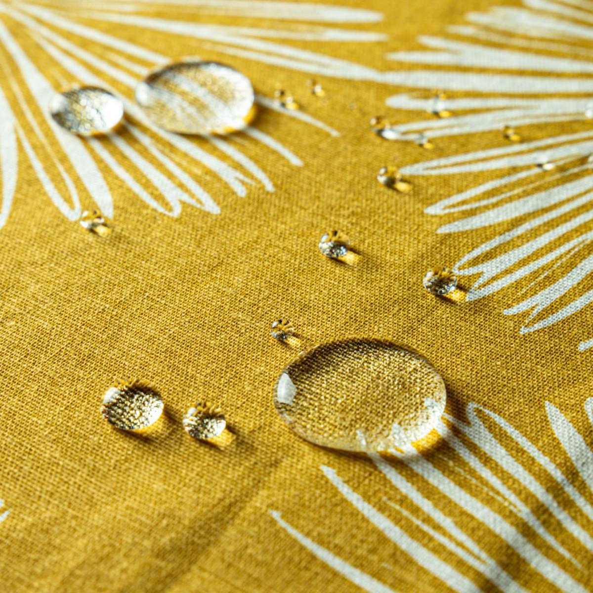 FUTURE HOME Nappe carrée anti-taches déperlante champêtre 140x140cm VIRGINIE