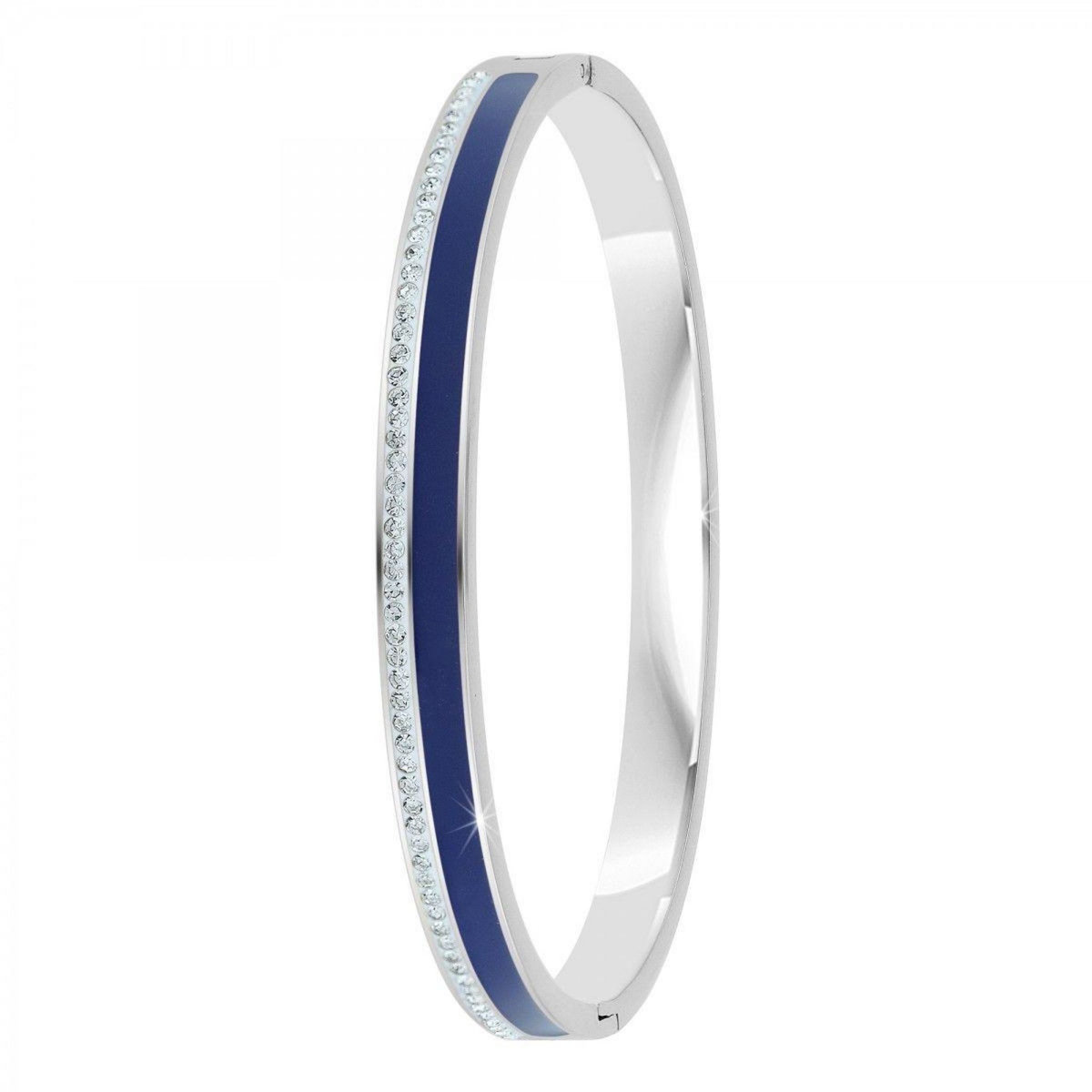 SC CRYSTAL Bracelet en Résine colorée ayant un aspect proche de l'Email orné de Cristaux scintillants par SC Crystal