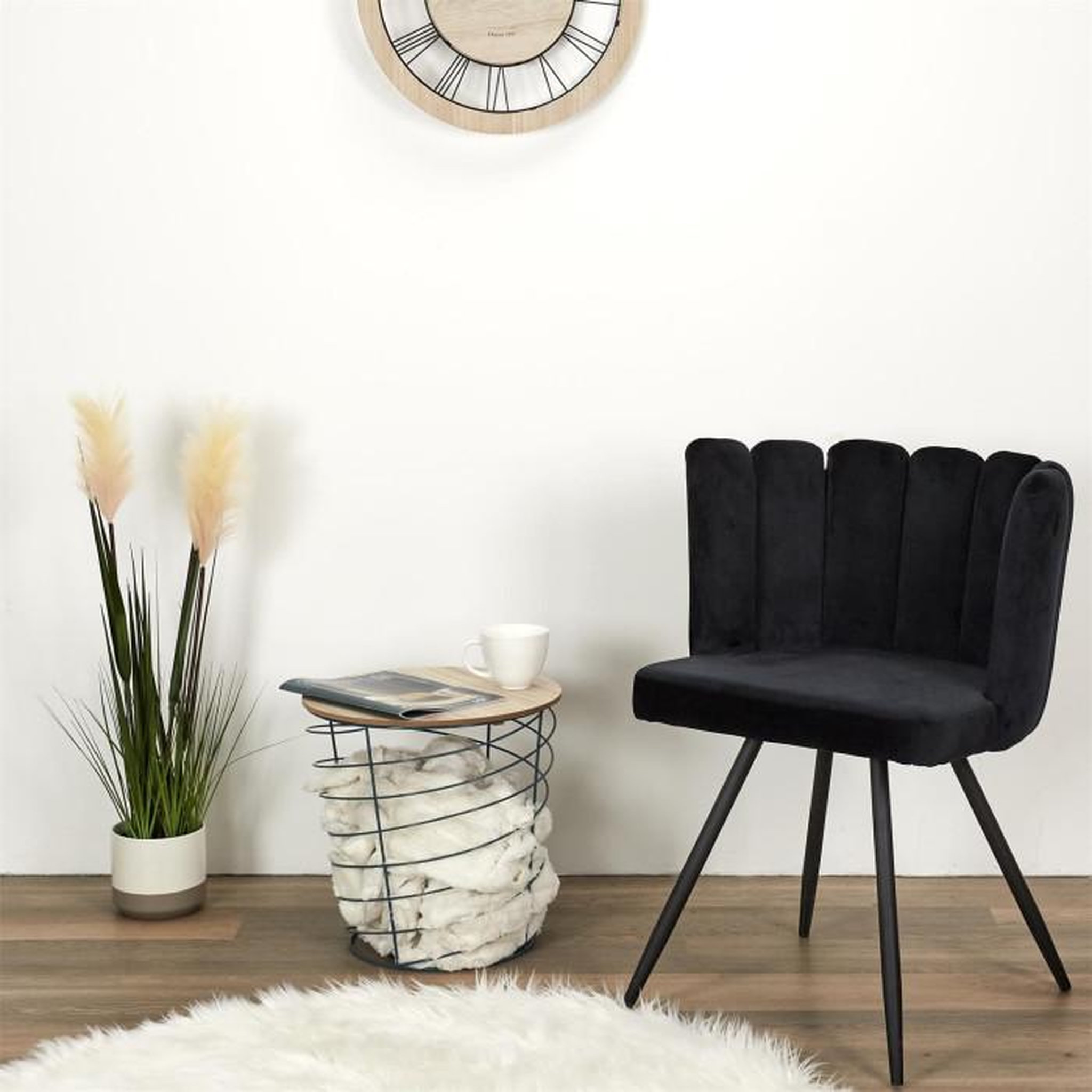 Voir la diapositive 4 : Paris Prix Table d'Appoint Design  Cyclone  40cm Bleu