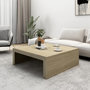 Voir la diapositive 3 : VIDAXL Table basse Chêne sonoma 100x100x35 cm Bois d ingénierie