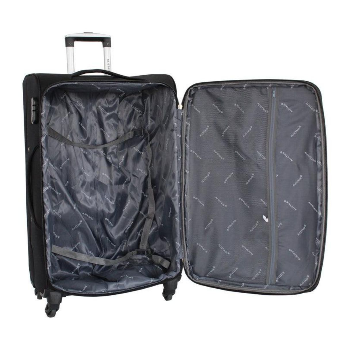 Alistair Set de 3 Valises 58cm-68cm-78cm Alistair - Collection Plume 2.0 - 4 roues - Toile souple