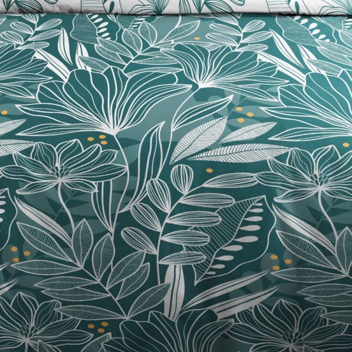 STOF Housse de couette 260x240 DOUALA + 2 taies coton 57 fils