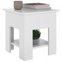 Voir la diapositive 4 : VIDAXL Table basse blanc brillant 40x40x42 cm bois d'ingenierie