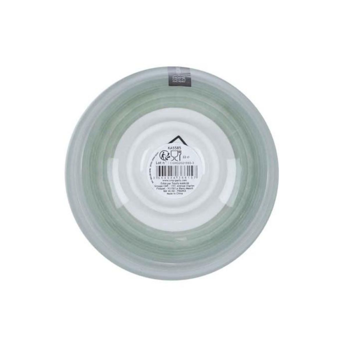 Paris Prix Coupelle en Céramique  Mandala  22cl Vert