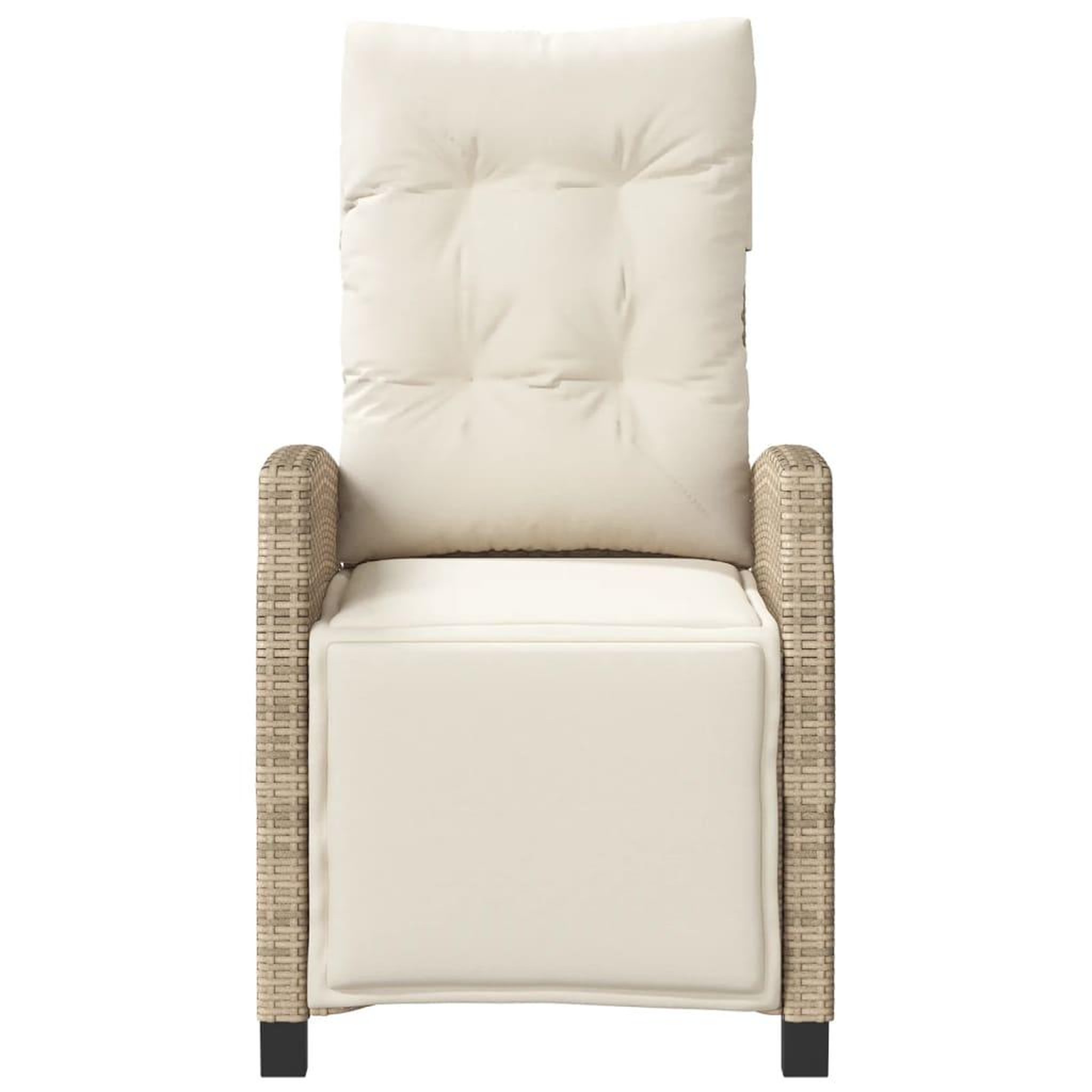 Voir la diapositive 5 : VIDAXL Chaises inclinables de jardin lot de 2 avec repose-pied rotin