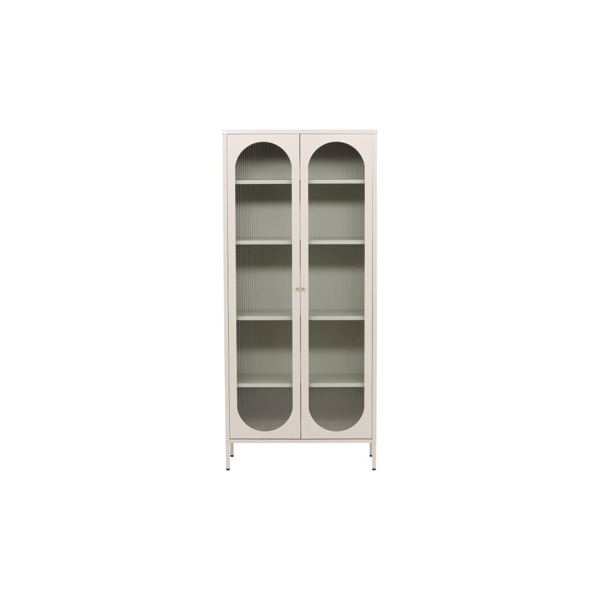 Voir la diapositive 2 : Paris Prix Vitrine design en métal  lima  180cm beige