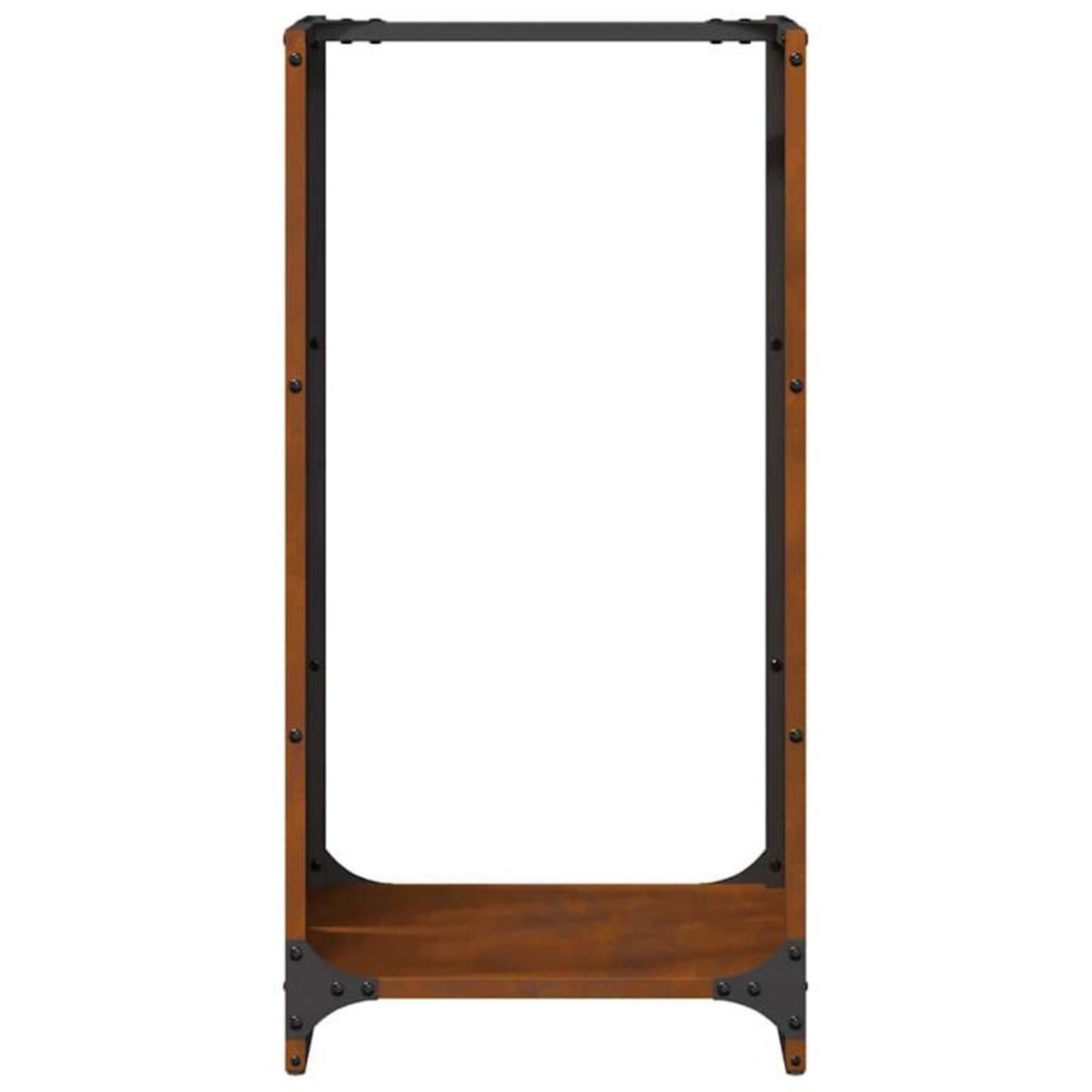 VIDAXL Étagère à bois 40x30x80 cm acier résistant aux intempéries