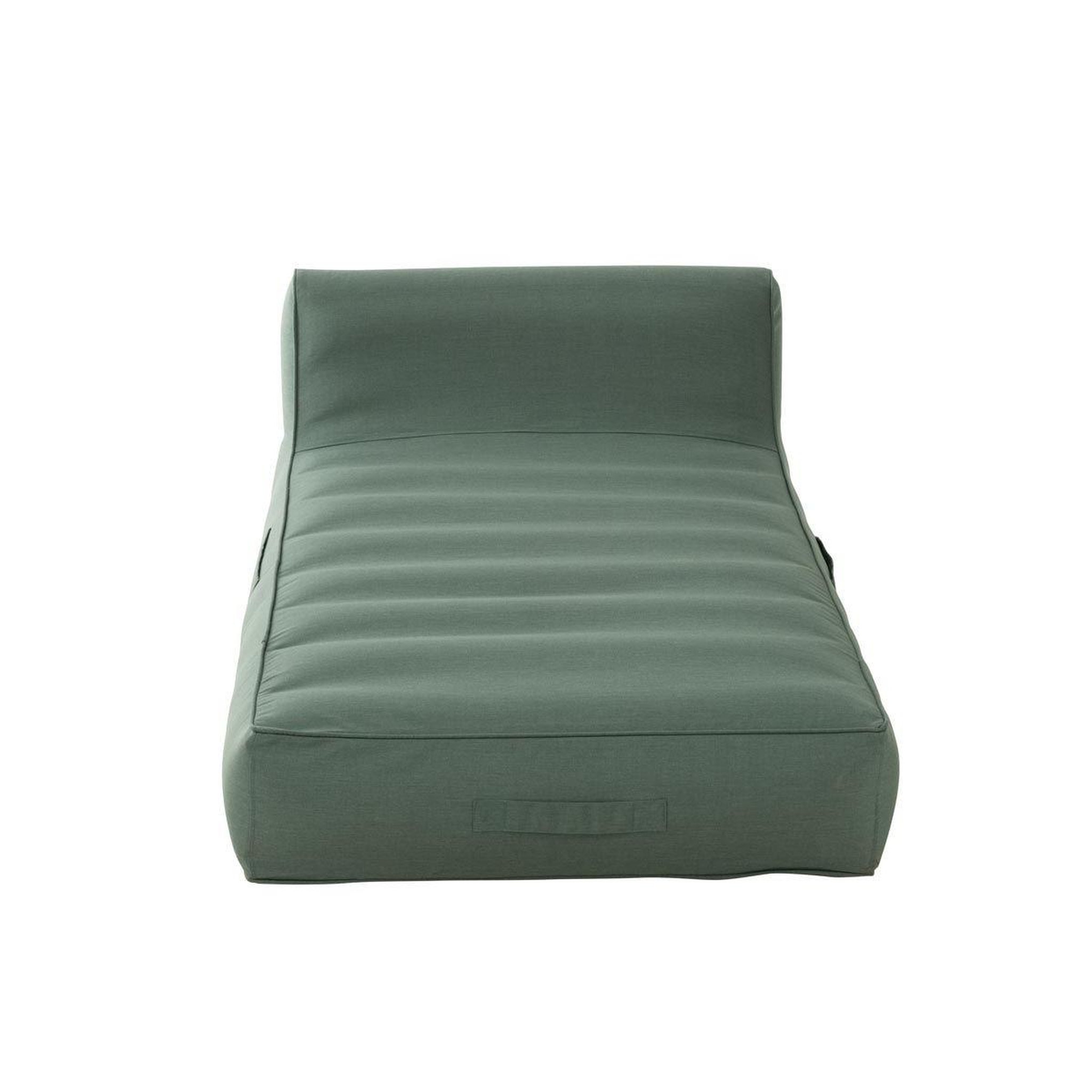 Voir la diapositive 2 : J-LINE Matelas de jardin  hélène  160cm vert