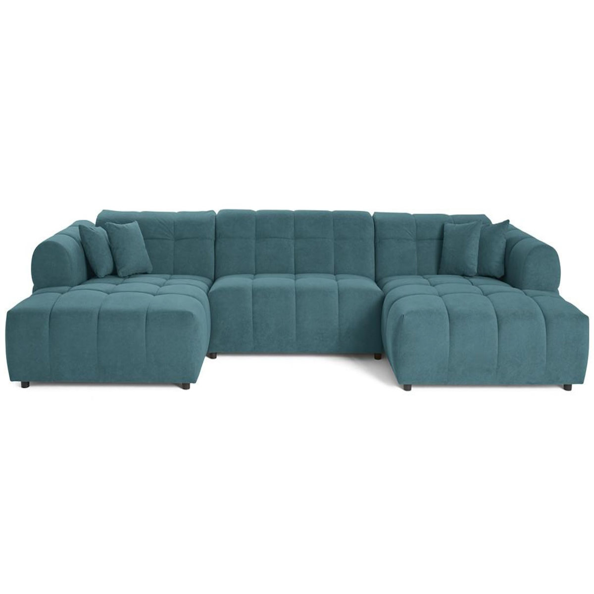 LISA DESIGN Jake - canapé déhoussable d'angle gauche 5 places en velours