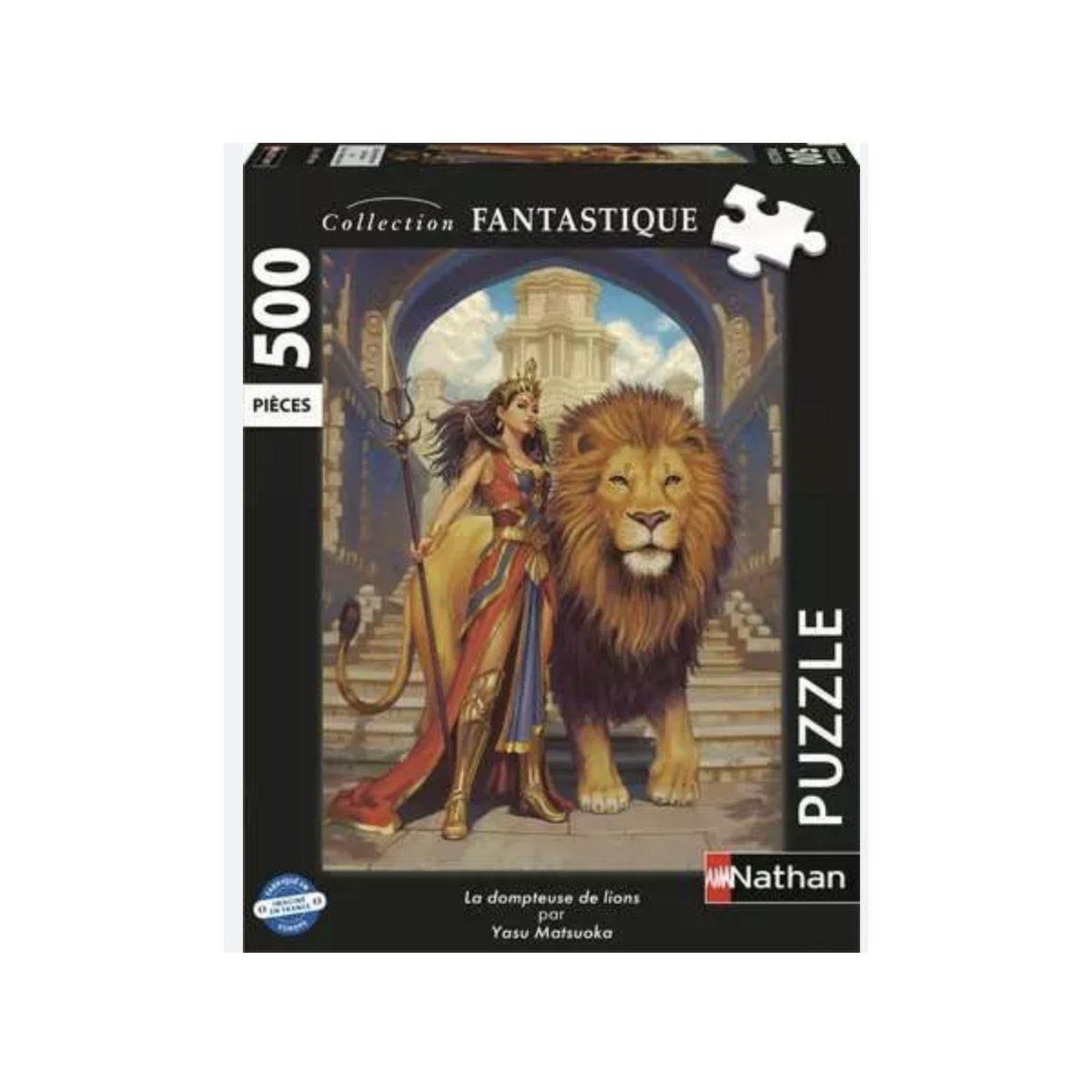 Puzzle Ravensburger Dompteuse De Lion 500 Pièces - vue 3