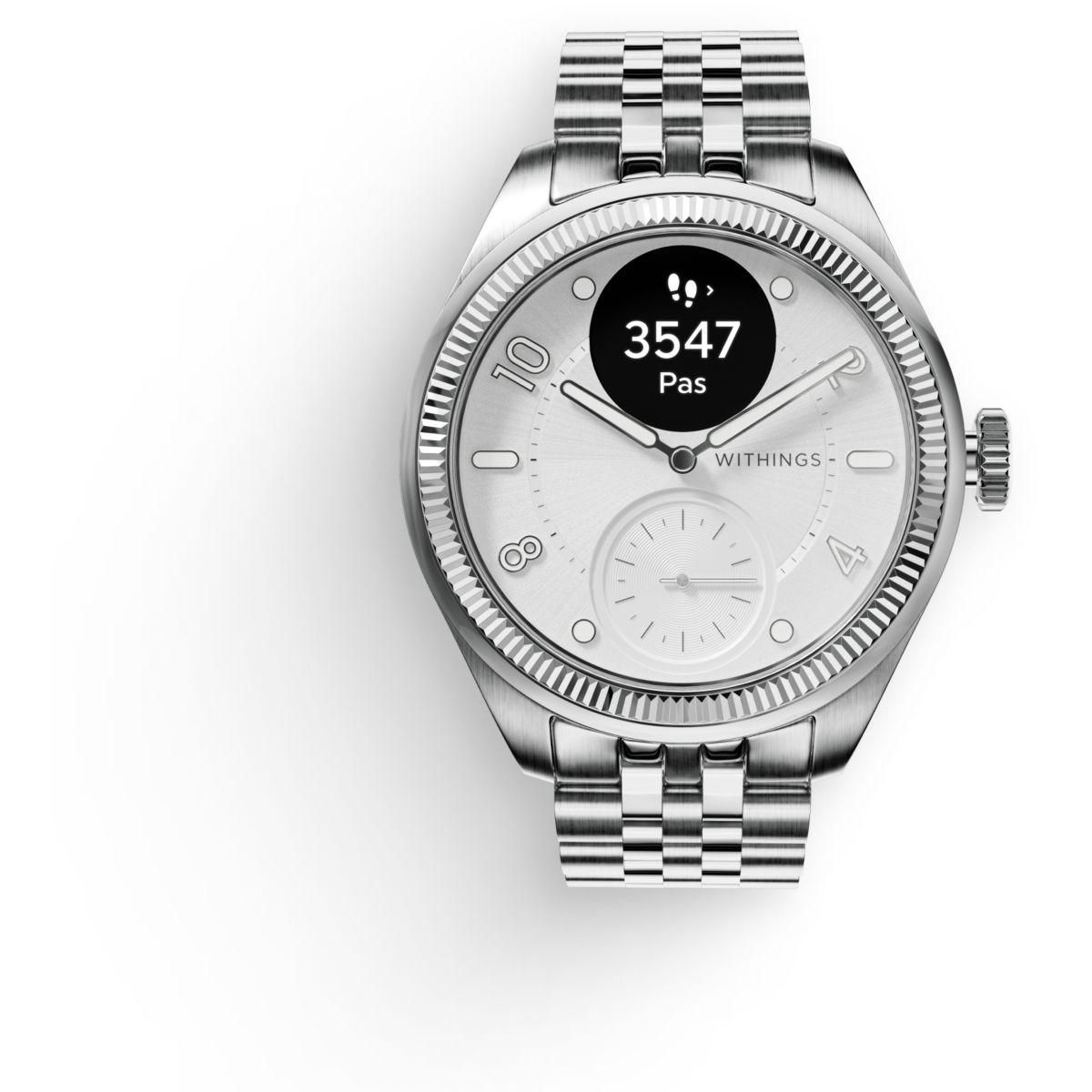 WITHINGS Montre santé Scanwatch Nova Brilliant 39mm Titanium