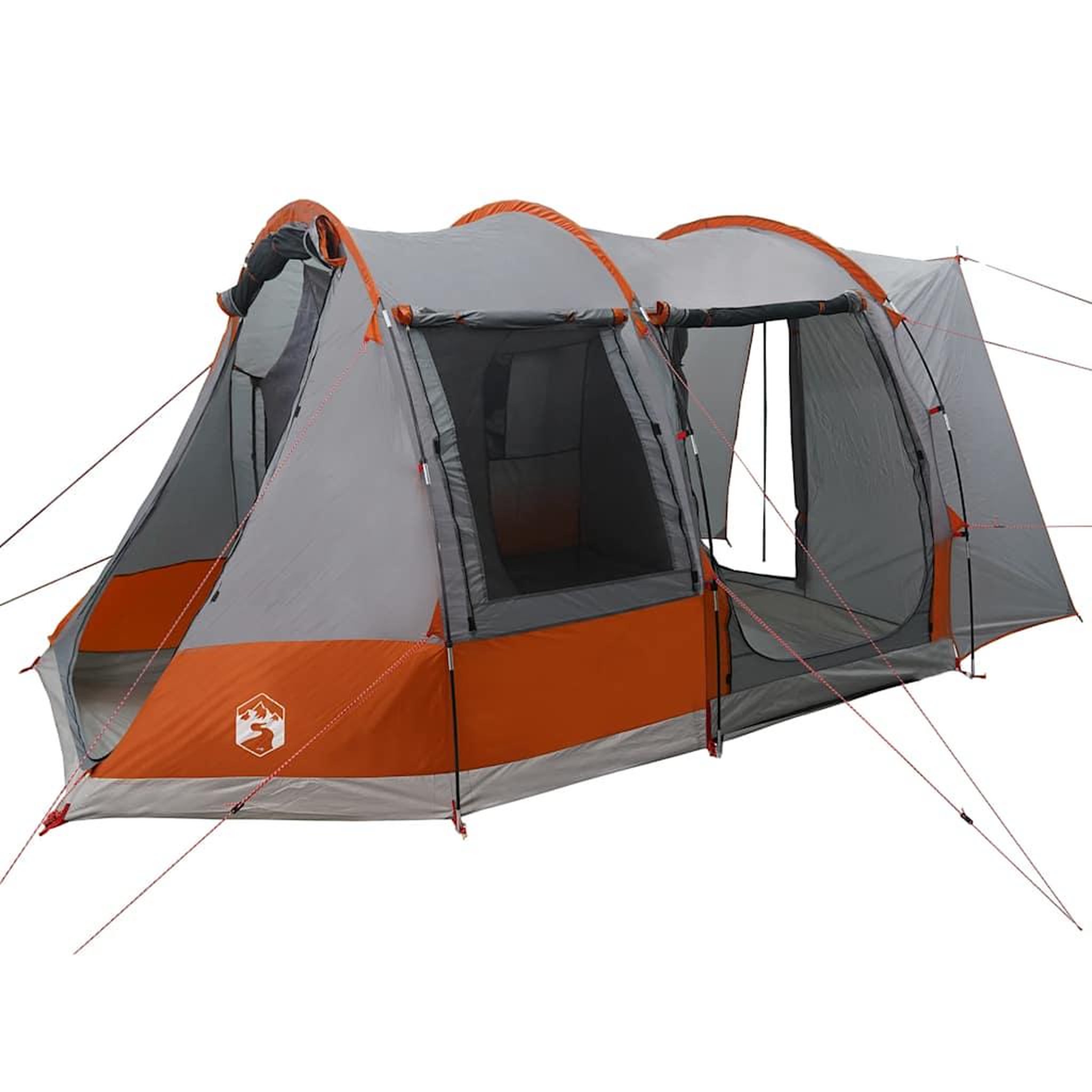 Voir la diapositive 4 : VIDAXL Tente de voiture 2 personnes gris et orange impermeable