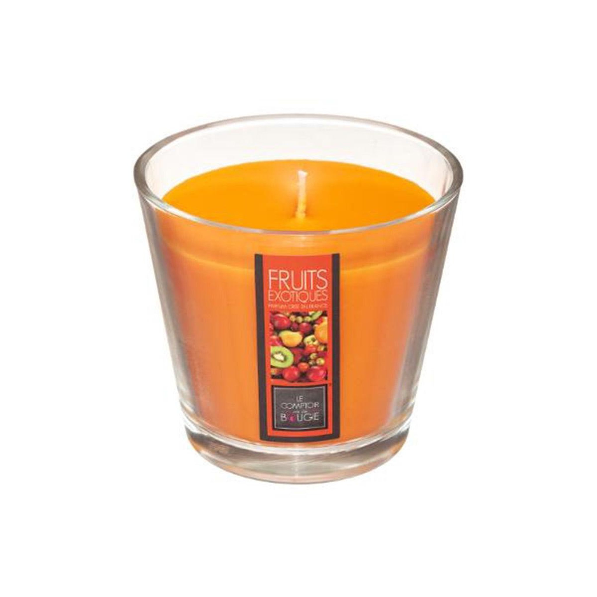 COMPTOIR DE LA BOUGIE Bougie parfumée en verre  nina  190g fruits exotiques