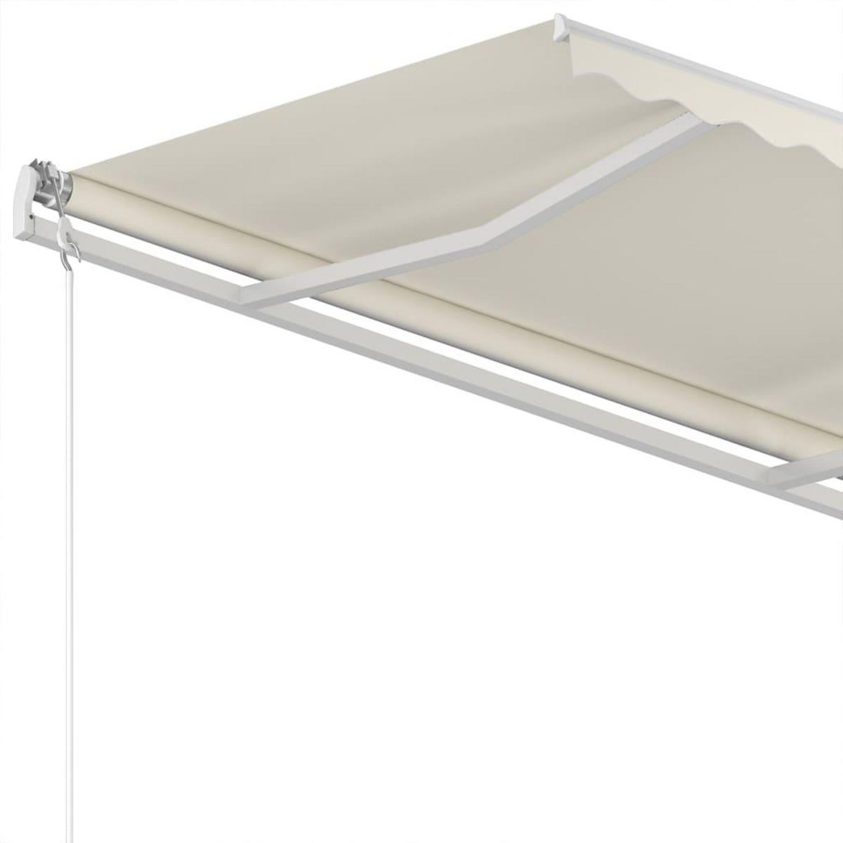 VIDAXL Auvent manuel retractable 350x250 cm Creme