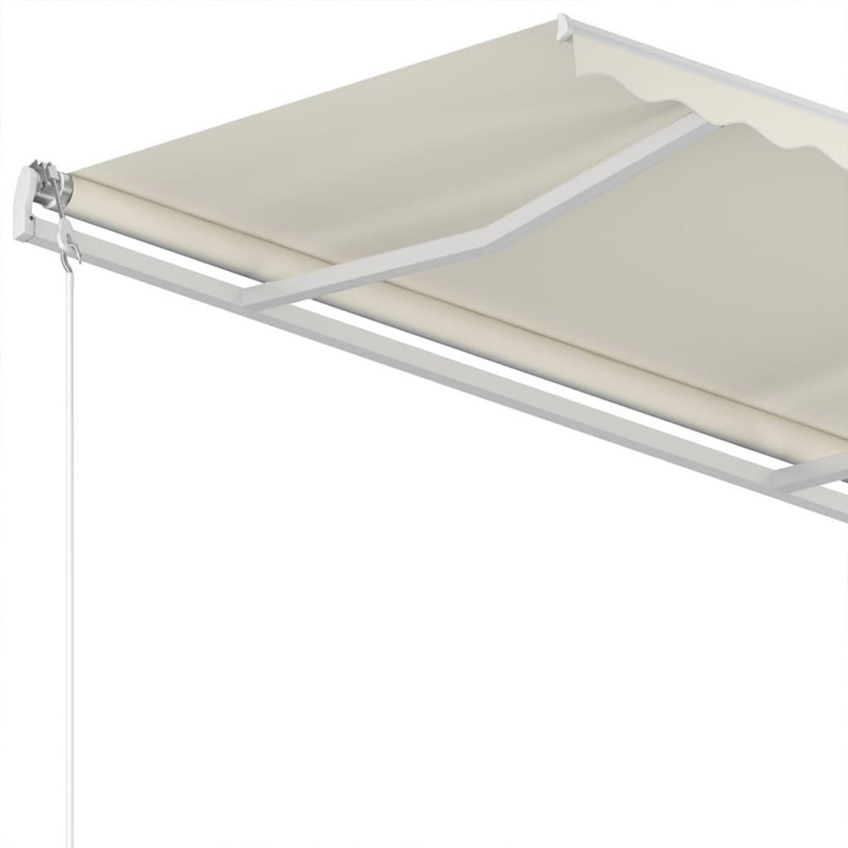 VIDAXL Auvent manuel retractable 350x250 cm Creme
