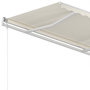 Voir la diapositive 5 : VIDAXL Auvent manuel retractable 350x250 cm Creme