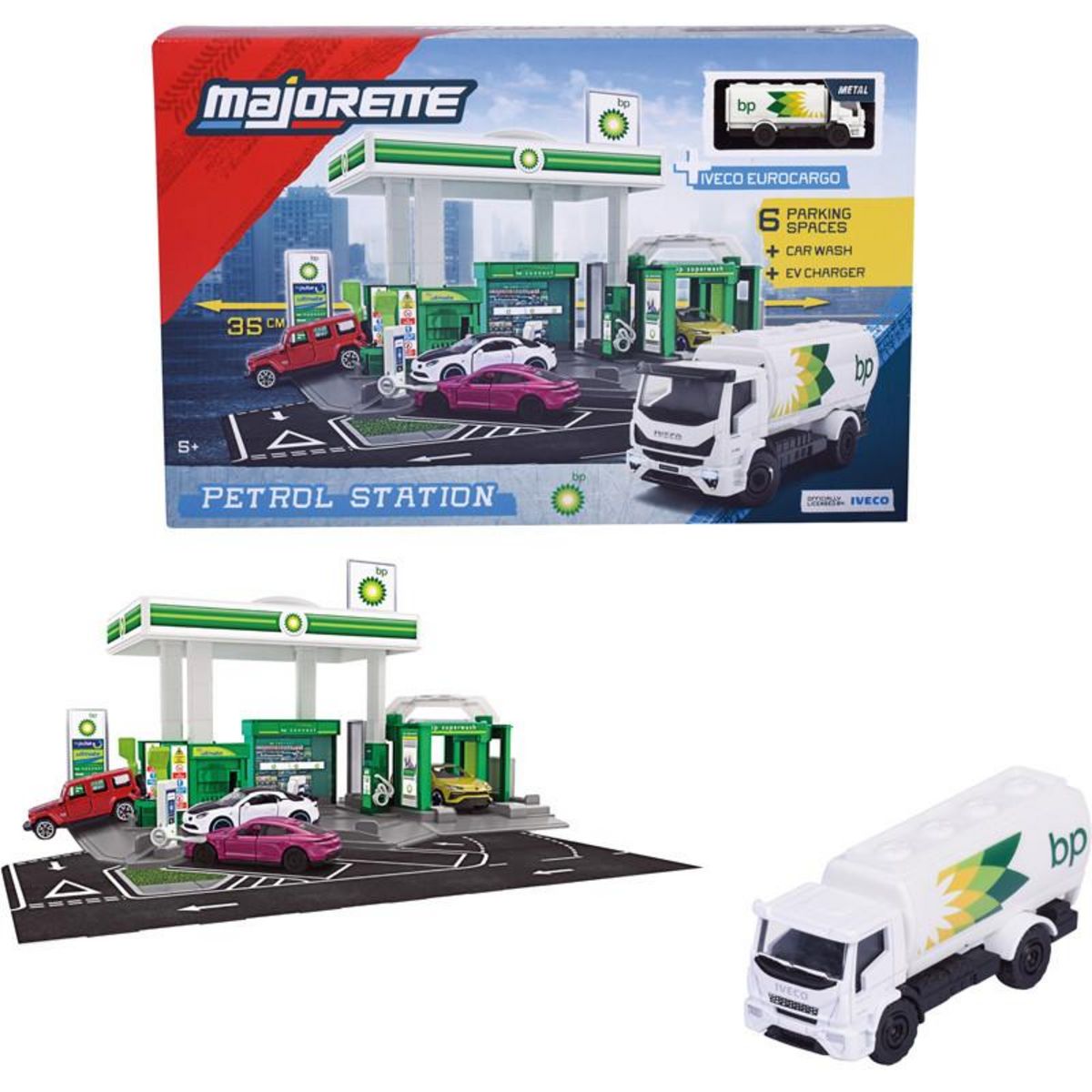 SMOBY Station essence et véhicule Majorette Smoby SMY8502006001