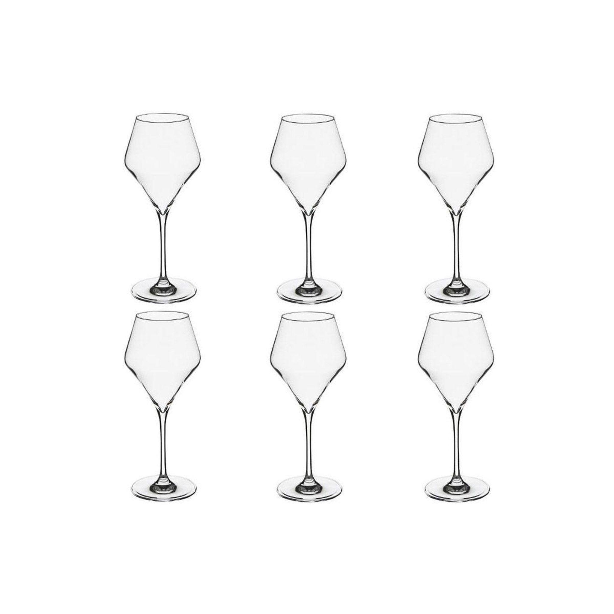 SECRET DE GOURMET Lot de 6 verres à eau  clarillo  37cl transparent