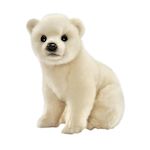 Hansa Peluche Ours Polaire Assis 24cmH