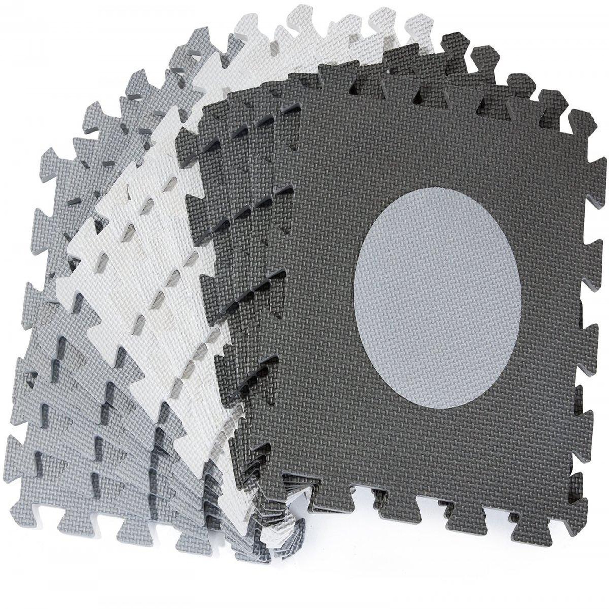 Voir la diapositive 4 : MOBY SYSTEM Tapis d'eveil Tapis de Puzzle en Mousse EVA pour Bébé 150 x 150- Grand Tapis de Jeu avec Rebord