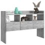 Voir la diapositive 4 : VIDAXL Buffet Gris beton 105x30x70 cm Bois d'ingenierie