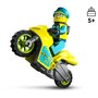 LEGO City 60358 La cyber moto de de cascade, Jouet Véhicule pour Effectuer des Sauts et des Figures, Jeu pour Garçons et Filles 5 Ans