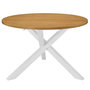 Voir la diapositive 1 : VIDAXL Table de salle a manger Blanc 120 x 75 cm MDF