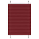 VIDAXL Store plisse rouge bordeaux 85x100 cm largeur du tissu 84,4 cm