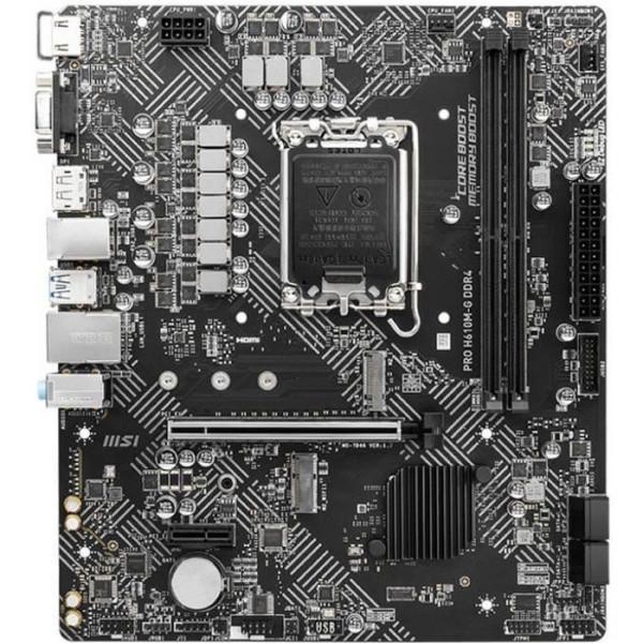 MSI MSI - PRO H610M-G DDR4 - Carte Mere - Socket LGA 1700 - Chipset Intel H610