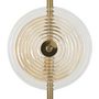Voir la diapositive 2 : Paris Prix Lampadaire Design en Verre  Venice  170cm Or