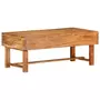 VIDAXL Table basse 100x50x40 cm Bois d'acacia massif