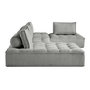 Voir la diapositive 4 : BEST MOBILIER Marisol - canapé panoramique modulable 7 places - velours texturé