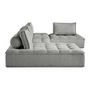 Voir la diapositive 4 : BEST MOBILIER Marisol - canapé panoramique modulable 7 places - velours texturé