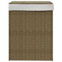 Voir la diapositive 3 : VIDAXL Panier a linge avec couvercle 46x33x60 cm resine tressee