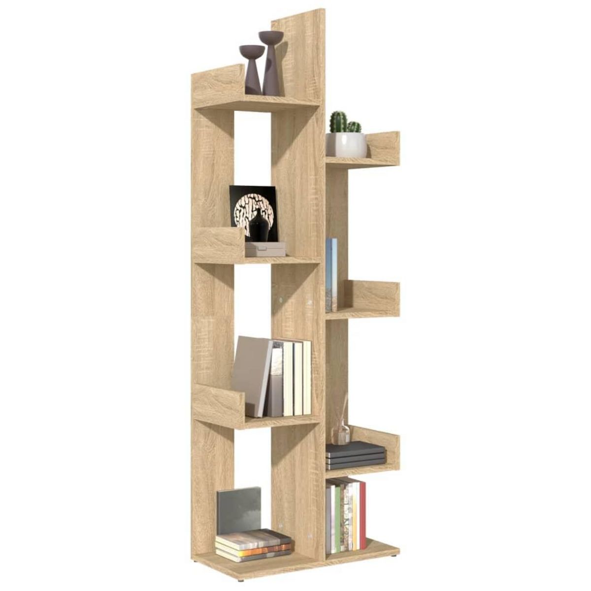 VIDAXL Bibliotheque Chene sonoma 48x25,5x140 cm Bois d'ingenierie