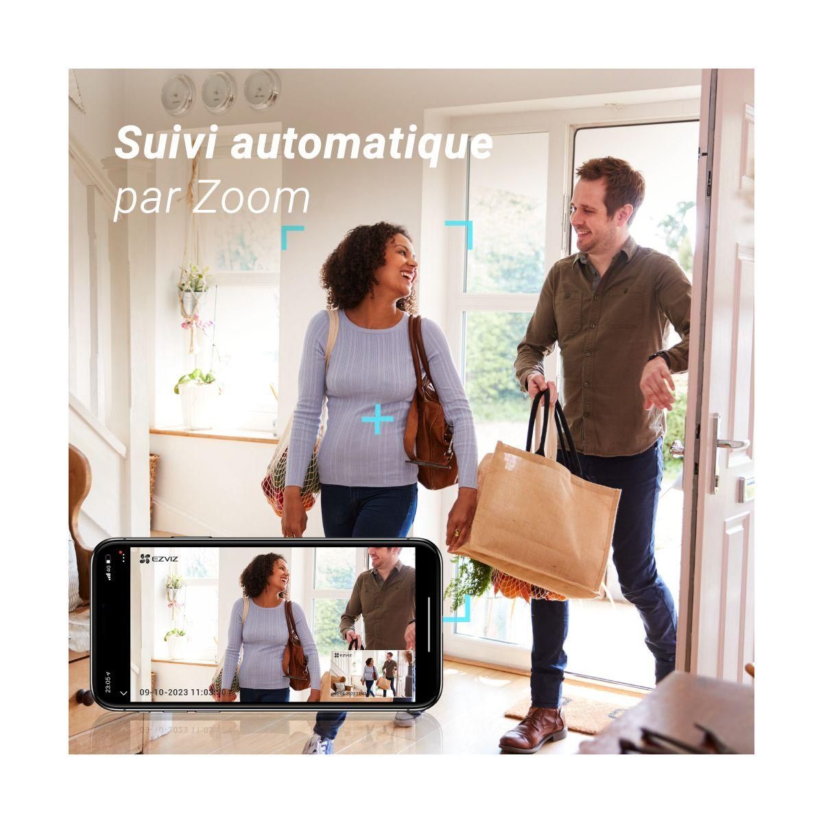 EZVIZ Caméra de surveillance Wifi H6C PRO 3K