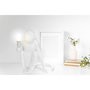 Voir la diapositive 2 : Paris Prix Lampe à Poser Déco  Chita  40cm Blanc