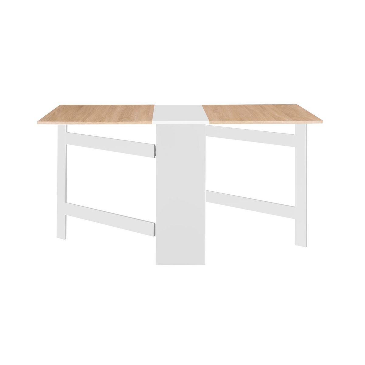 Table console extensible avec rangements L150 cm JESSIE