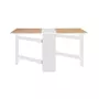 Table console extensible avec rangements L150 cm JESSIE