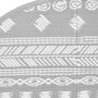 Voir la diapositive 4 : VIDAXL Tapis d'exterieur ARAKIL gris Ø200 cm PP