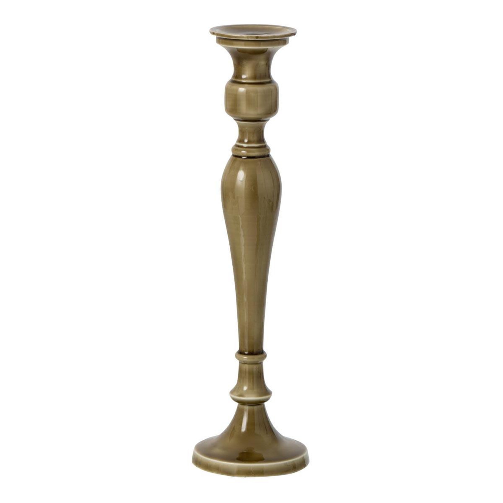 J-LINE Chandelier en métal  hedda  42cm vert olive