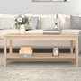 Voir la diapositive 1 : VIDAXL Table basse 110x55x45 cm Bois massif de pin
