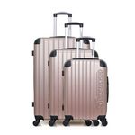 AMERICAN TRAVEL AMERICAN TRAVEL - Set de 3 Valises BUDAPEST 75 cm 4 Roues. Coloris disponibles : Gris