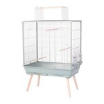 Zolux Cage surélevée pour oiseau - Zolux - Néolife - Pour perruche, calopsitte, canari - 81 x 48 x 130 cm - Vert