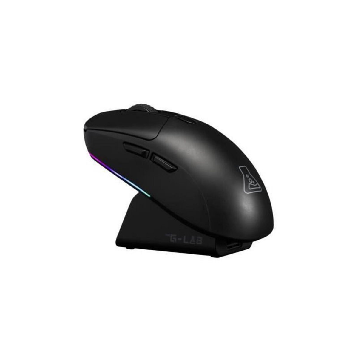 THE G-LAB Souris Gamer Competitif - Avec ou sans fil - The G-Lab - KULT-TITAN - RGB - 12000 DPI - Noir