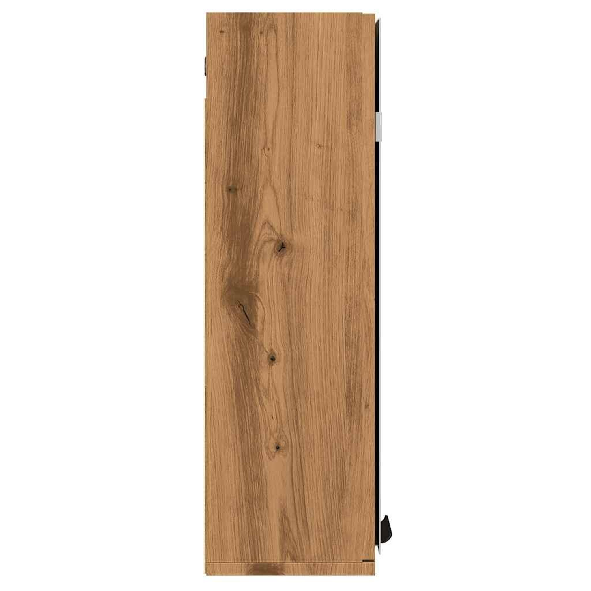 Voir la diapositive 5 : VIDAXL Armoire a miroir de salle de bain chene artisanal 64x20x66,5 cm